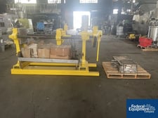 18" Sperry, filter press, 4 eye, manual close, (5) 18" x 18" Stainless Steel plates & frames