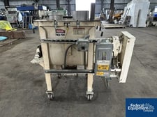 4 cu.ft. Kelly Duplex #192-HM, paddle blender, carbon steel, 19" W x 24" L trough