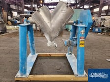 5 cu.ft. Patterson, cross flow blender, Stainless Steel, 160 lbs/cu.ft., 6" diameter x 23" H discharge, 1 HP