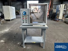 8 qt Patterson Kelley, twin shell blender, plastic, 140 lbs/cu.ft. max density, high speed pin bar