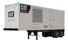 800 KW Caterpillar #QX800, diesel generator, 30' SAE, multi-voltage, refurbished, 2013