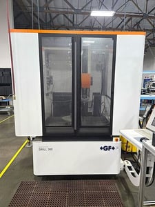 Agie Charmilles #Drill-300, Electrical Discharge Machine small hole, 23.6" X, 15.8" Y, 17.72" Z, tilting