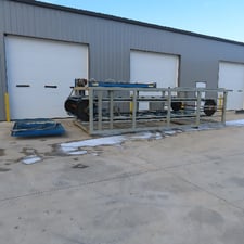 Thermofoil, 21 position textile vertical carousel with air knife 3-4" core, 3 HP, 230/80 V.