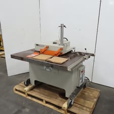 Diehl #ESL-10, 10" straight line rip saw, 7.5 HP, with laser & casters, 230/460 V., 2002
