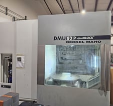 DMG, Mori #Deckel-Maho-DMU-80P-duoBlock, 31.5" X, 31.5" Y, 31.5" Z, Heidenhain iTNC Control, 2005