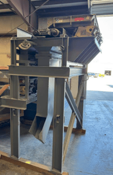 Eriez #RE-60-1 Rare Earth roll separator with feeder, 65" effective width, 1 HP, 80-250 FPM feed belt