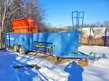 Image for Tremzac #248-TR-CO, portable shaving mill, 24" W x 96" L hopper, emergency shutdown, 2001