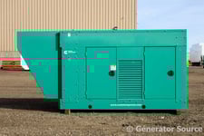 100 KW Cummins #6.8L, generator, sound attenuated enclosure, 120/240 Volts, 136 hours, 2011