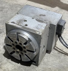 8.3" Haas #HRT210SP, 4-Axis rotary table, 2" bore, 6" center height, brush type, Sigma 1 motor, wrap around