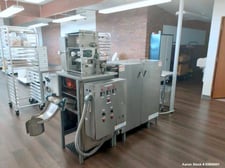 Super Tortilla #C-0410-3-3-G, complete tortilla line, 4-8" diameter tortilla, 20 /min, 800-1200 /hr, 1-1/2