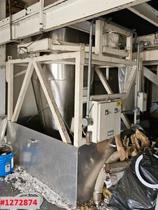 Acrison #403B/D/2400-3000-MDV, Loss in Weight batch dump weigh system, 3400 CFH, 3000# bulk bag fill