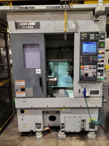 Mori Seiki #CL-2000, CNC Horiz Lathe, 2 axis, 17.3" turn diameter, 14.2" centers, Mori Seiki #M730BM Control