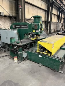 175 Ton, Controlled Automation #2AT-175, heavy duty plate punch, 30" throat, 2" stroke, 2003