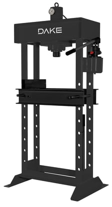 30 Ton, Dake #EM-30, shop press, manual operation, 23.5" btwn uprights, new