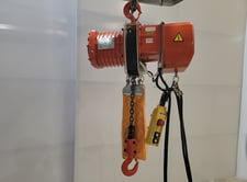 1 Ton, Black Bear #YSL-100, hoist, 2 HP, 6m chain lght