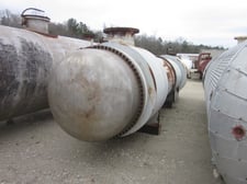 7596 sq.ft., 167 psi shell, Struther Wellsaw, 222 psi tube, (2)steam chest & expansion joint