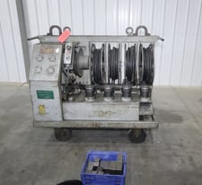 8000 lb. Modern Hydraulics die separator, 4 jacks, 1-3/4" inner lifting jack diameter, 4-1/2" total cylinder