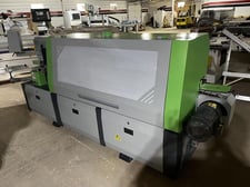 SOSN #FZ-515-5, edge bander, touch screen controller, gluing, end trimming, scraping, 2021