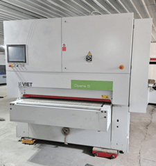 Biesse (Viet) #OPERA-5-3.3-XLL, high performance brush finish denidding sanding machine, 2017