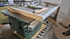General #550, cabinet table saw with feeder, 5 HP, 38" x 48" table
