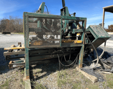 Pendu #1400, Drill Station for Guard Rail Posts, misc drill bits and infeed pieces