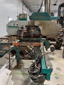 Wood-Mizer #WM-3500 Sawmill, Operator Cab, 20' Log deck with loading arms, 2014