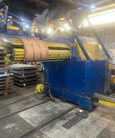 60" x .14" Rowe / Voss, Cut-To-Length line, 30000 lb., 80" OD, stacker, high speed shear