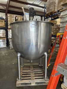 500 gallon Groen #N-500, Stainless Steel Tank with agitation