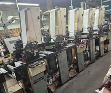 Comco #Cadet, 10" wide (5) color (2) die stations, hot air drying, lamination