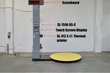Selleton #SL-K120, Stretch Wrap Machine w/ Scale, max 5000 lb., 2024