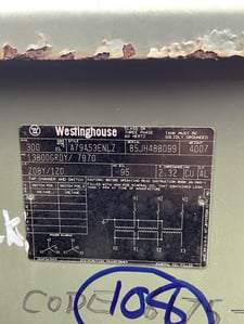 300 KVA 13800GY/7970 Primary, 208Y/120 Secondary, 3 phase, Padmount Transformer