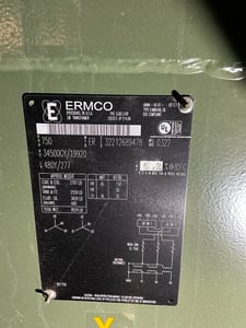 750 KVA 34500GY/19920 Primary, 480Y/277 Secondary, 3 phase, Padmount Transformer