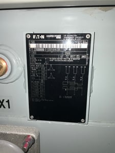 1500 KVA 13800 Delta Primary, 480 Delta Secondary, 3 phase, Padmount Transformer