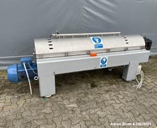 Alfa-Laval #Foodec-209, Solid Bowl Decanter Centrifuge, 316 Stainless Steel, 4400 RPM max bowl speed, Single