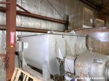 Griffith #G-37.5/2, 1500 lb Stainless Steel Dual Shaft Ribbon Blender,open top with stainless steel safety