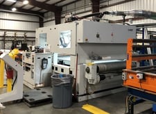 30" Biesse #Viet-Opera-2, robotic orbital sander & finishing machine, 2 arms, 2.56-32.8 FPM, 2018