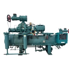 150 HP, Frick #RWB-II-177B, Rotary Screw Compressor Package, 460 V., 4500 RPM, 300 PSIG, w/ micro Control &