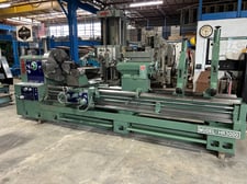 40" x 120" Kingston #HR3000, engine lathe, 31" swing over cross slide, inch/metric, 4-jaw chuck, 20 HP, 2012