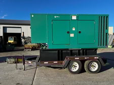 150 KW Cummins, Onan #QSB7-G5 NR3, portable diesel generator set, sound attenuated enclosure, 120/240 Volts