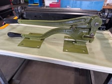 5 Ton, Roper Whitney Pexto #8, hand punch,.375"tool opening, 2.125"throat,.375"open height