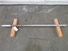 2.5" Davis Standard, shank style extruder screw, 24:1 L/D, mixing pins