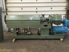 3.5" Egan #Powerflight, extruder, 24/1 L/D ratio, 75 HP DC motor, 4 zones water cooled barrel