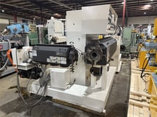 3.5" Merritt Davis #3.5, extruder, 24:1 L/D ratio, air-cooled barrel, 5 barrel zones, 13.9:1 gearbox ratio
