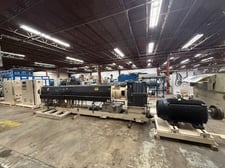 6" Davis Standard #60IN60TPIH, single screw extruder, 400 HP, 34:1 L/D, 42" centerline, 1994