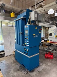 20 Ton, Wabash Genesis #DAG20H-1614-LX, hydraulic Press, 36" stroke, (2) heated platens, 22" width x 22" L x