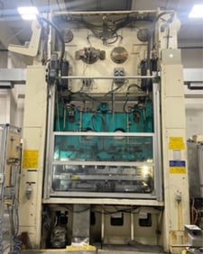 200 Ton, Schuler #TMK- 2-200-2.0-200, Hydraulic Press, 30-300 SPM, 0.4-4" stroke, 5.9" adj, 21.7" Shut