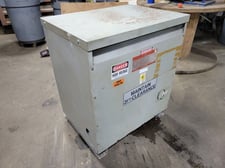75 KVA 480 Primary, 208Y/120 Secondary, General Elecric #9T23B3874 Dry Type QL
