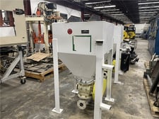 26 cu.ft. Carbon Steel Surge Bin, 1/2 HP Allis-Chalmers motor, carolina conveyor 8rvc rot