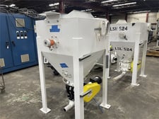 26 cu.ft. Carbon Steel Surge Bin w/ rotary air lock, .75 HP Allis-Chalmers motor (4 available)