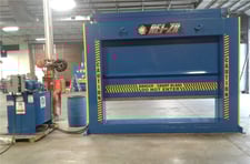 Recycling Equipment Inc. #12088S, 120" W x 88" H roll splitter, 20 HP hydraulic power pack, (2) 7" cylinders